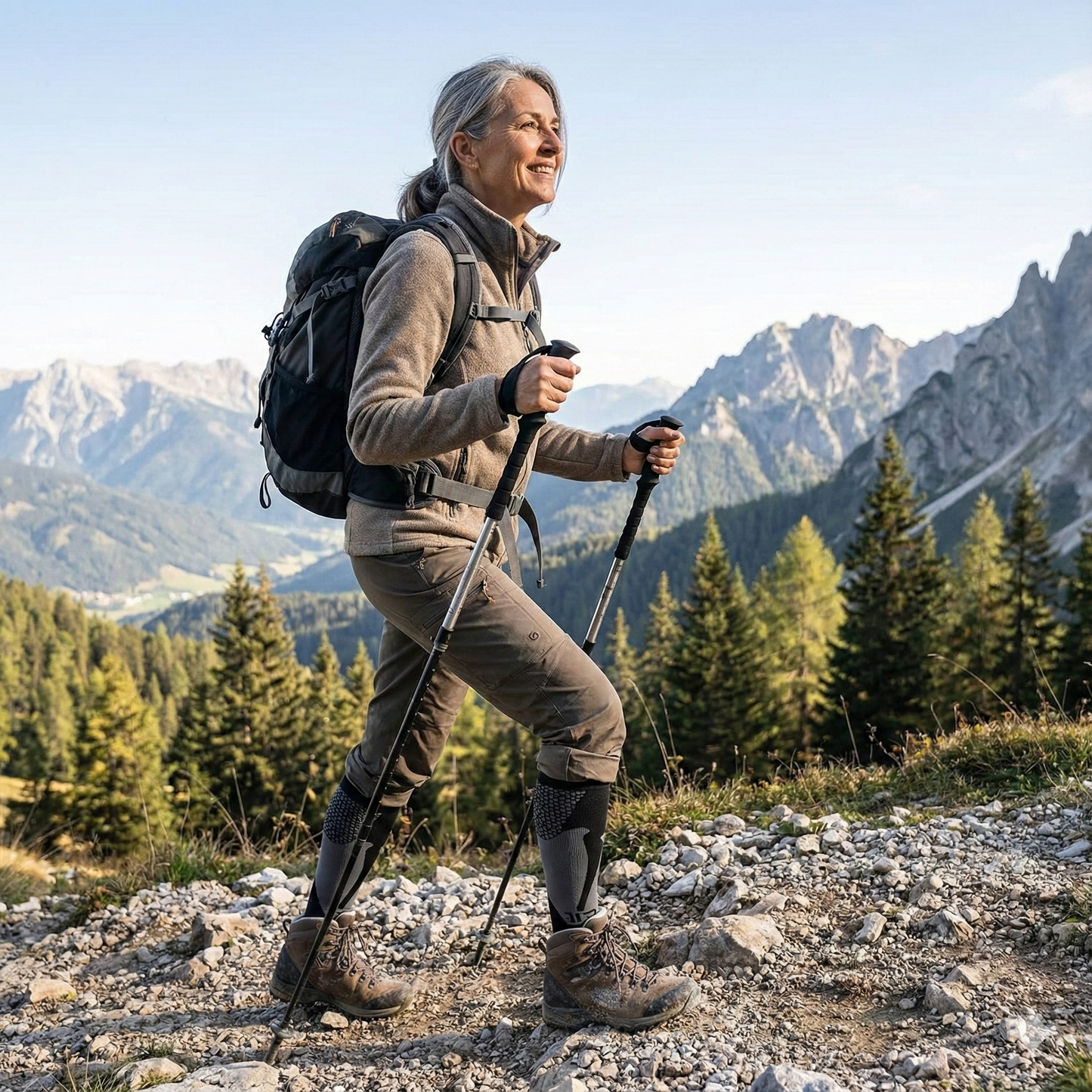 Kompressionssocken – Optimale Unterstützung für Schmerzfreie Beine beim Laufen – Ideal für Damen