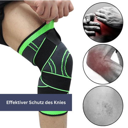 GenuMotion Advance - Medizinische 3D-Kniebandage – Stabilisierung bei Meniskus, Arthrose & Sport