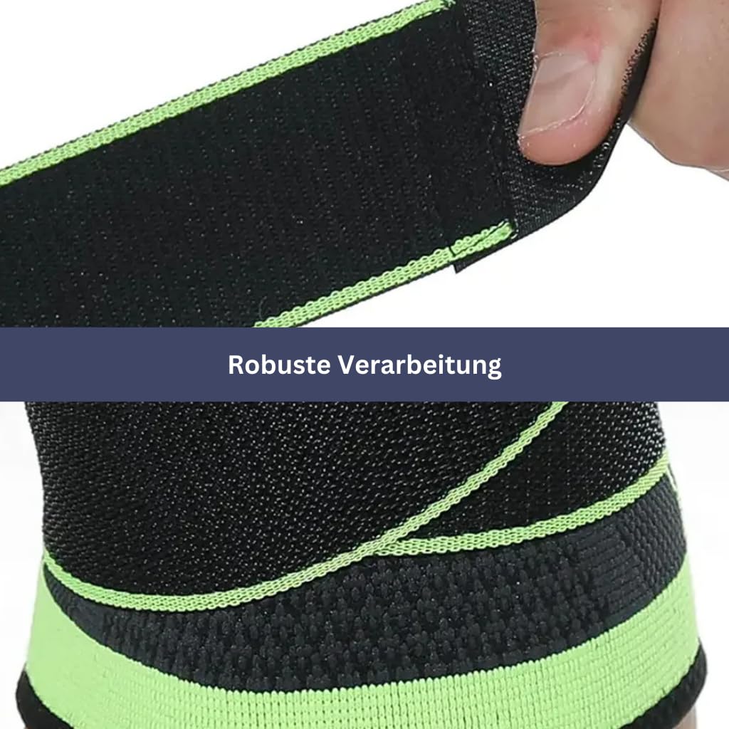 GenuMotion Advance - Medizinische 3D-Kniebandage – Stabilisierung bei Meniskus, Arthrose & Sport