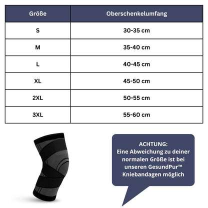 GenuMotion Advance - Medizinische 3D-Kniebandage – Stabilisierung bei Meniskus, Arthrose & Sport